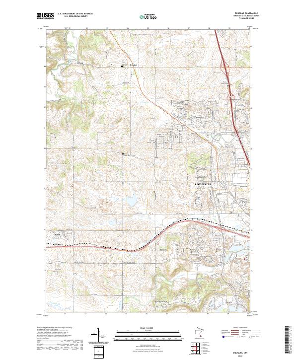 Douglas topographic map thumbnail