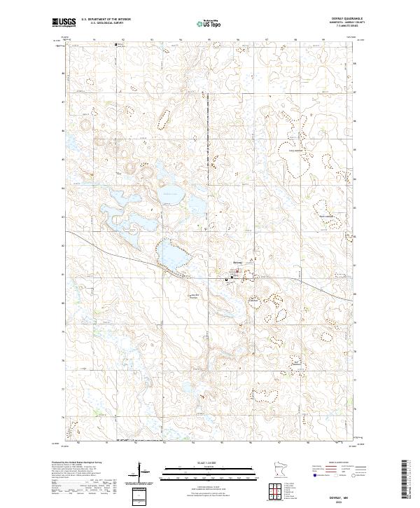 Dovray topographic map thumbnail