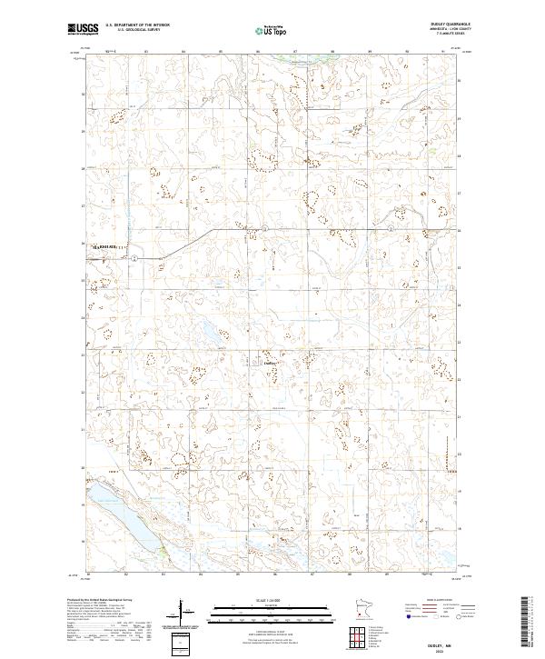 Dudley topographic map thumbnail