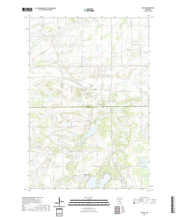 Duelm topographic map thumbnail
