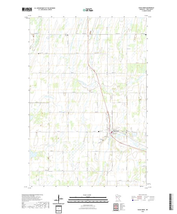 Eagle Bend topographic map thumbnail