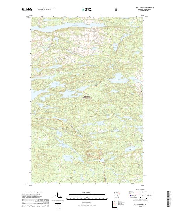 Eagle Mountain topographic map thumbnail