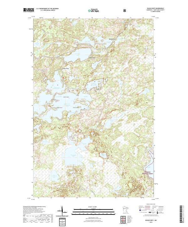 Eagles Nest topographic map thumbnail