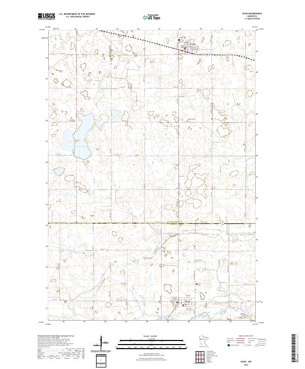 Echo topographic map thumbnail