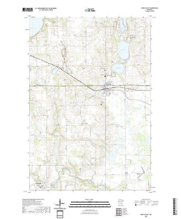 Eden Valley topographic map thumbnail