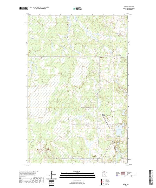 Effie topographic map thumbnail