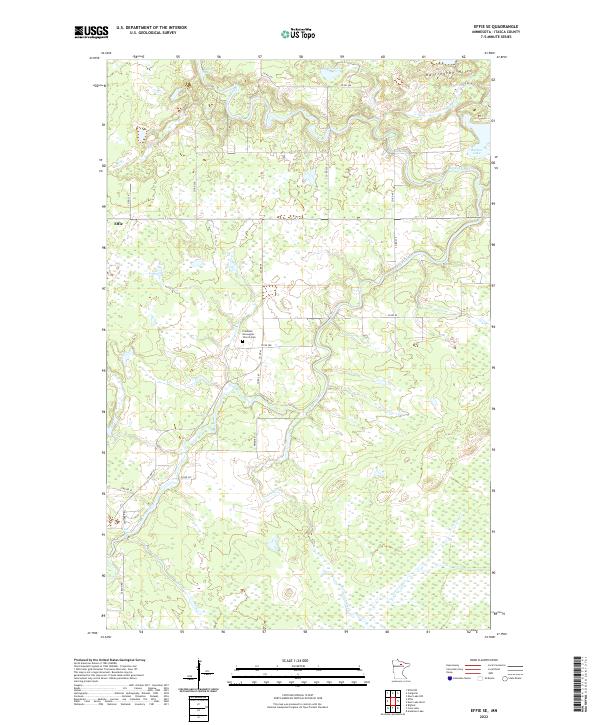Effie SE topographic map thumbnail