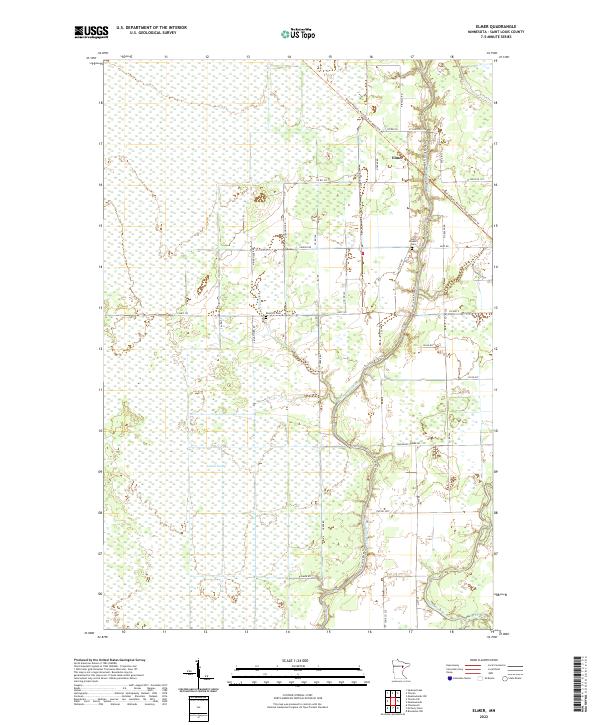 Elmer topographic map thumbnail