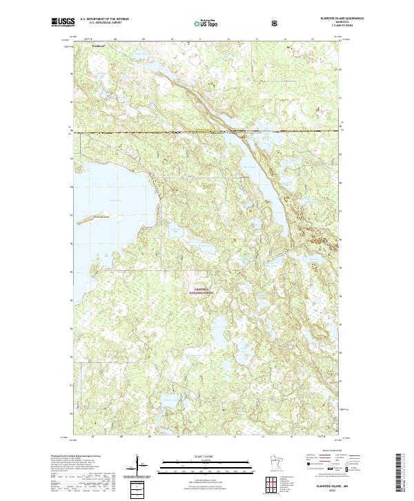 Elmwood Island topographic map thumbnail