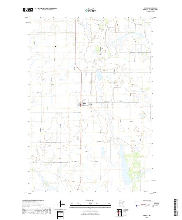 Elrosa topographic map thumbnail