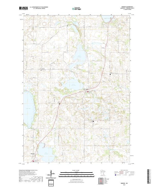Emmons topographic map thumbnail