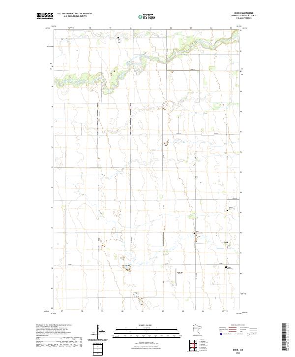 Enok topographic map thumbnail