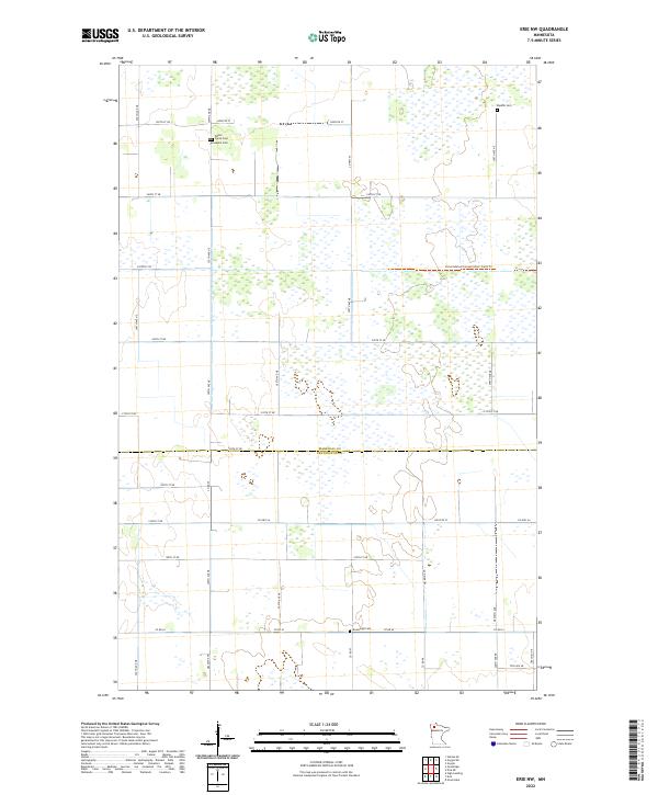 Erie NW topographic map thumbnail