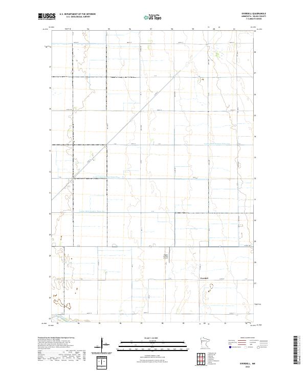 Everdell topographic map thumbnail