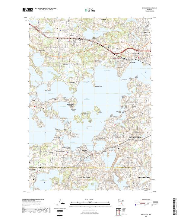 Excelsior topographic map thumbnail