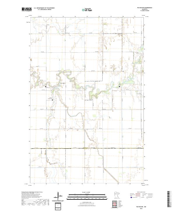 Felton NW topographic map thumbnail