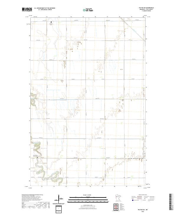 Felton SW topographic map thumbnail