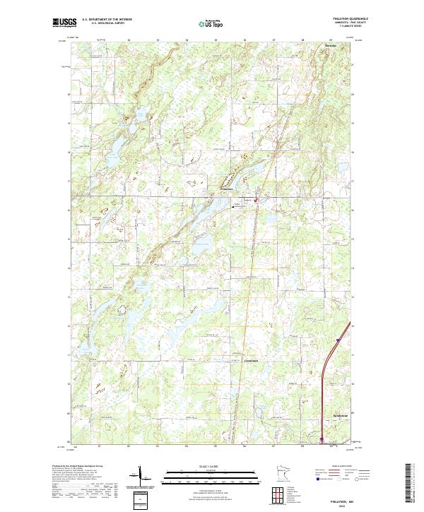 Finlayson topographic map thumbnail