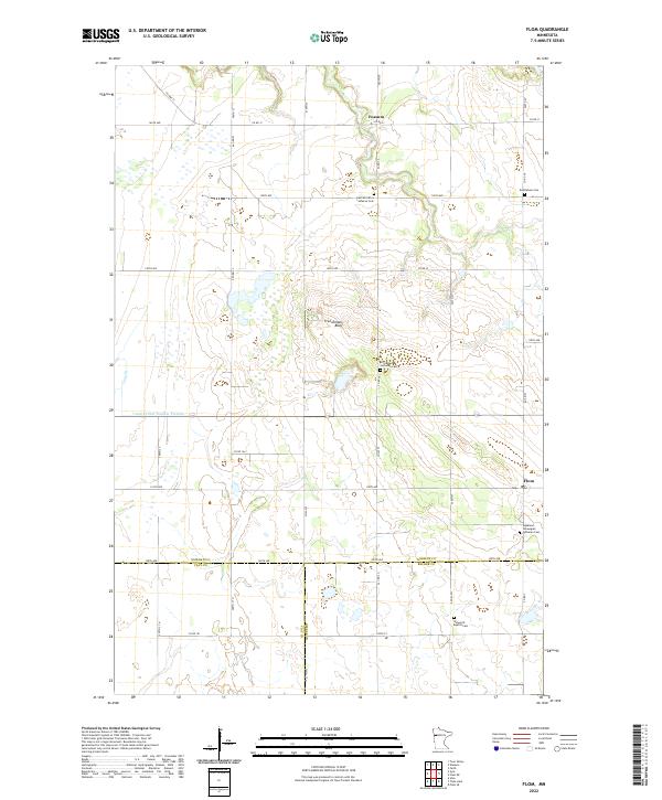 Flom topographic map thumbnail