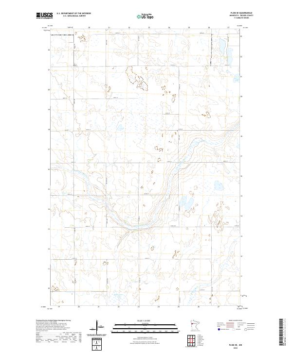 Flom SE topographic map thumbnail