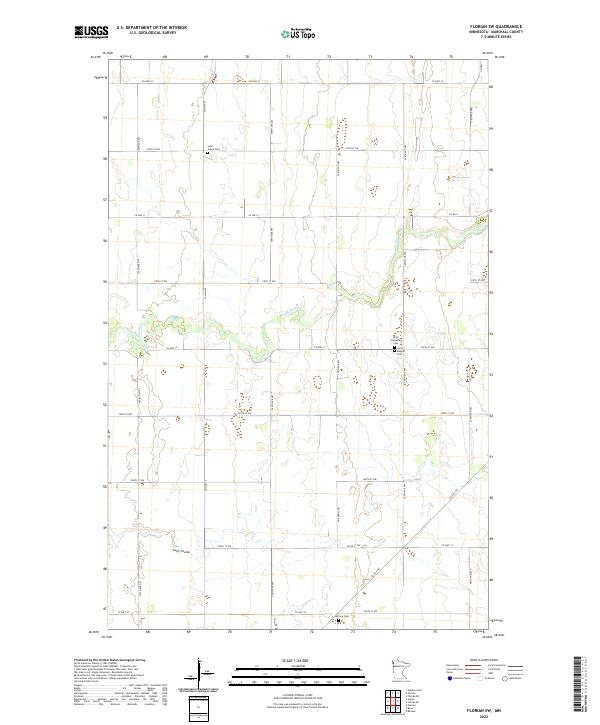 Florian SW topographic map thumbnail