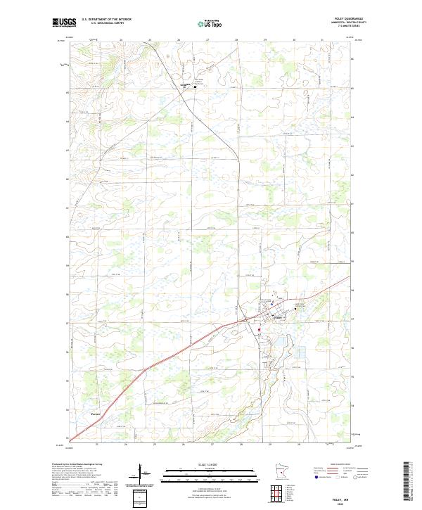 Foley topographic map thumbnail
