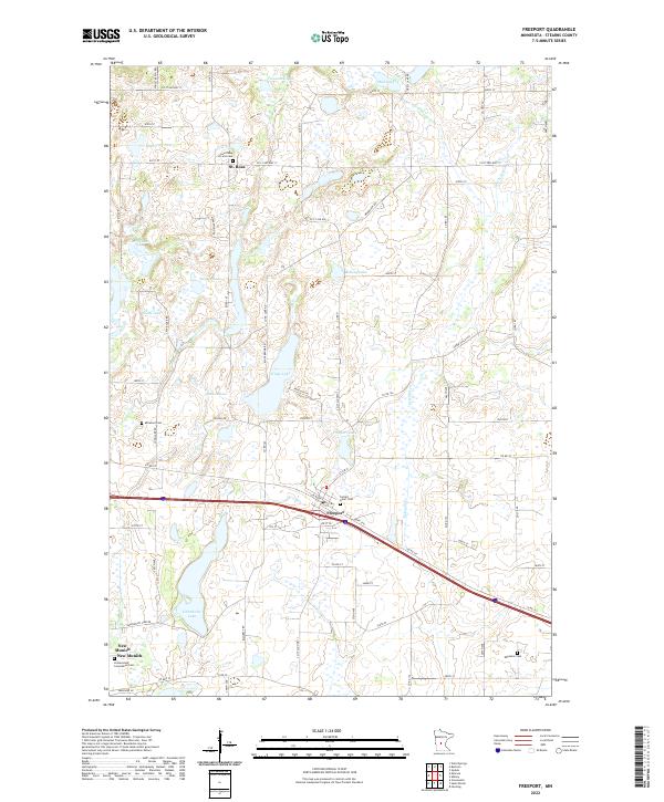 Freeport topographic map thumbnail
