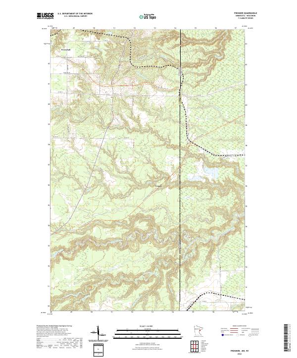 Frogner topographic map thumbnail
