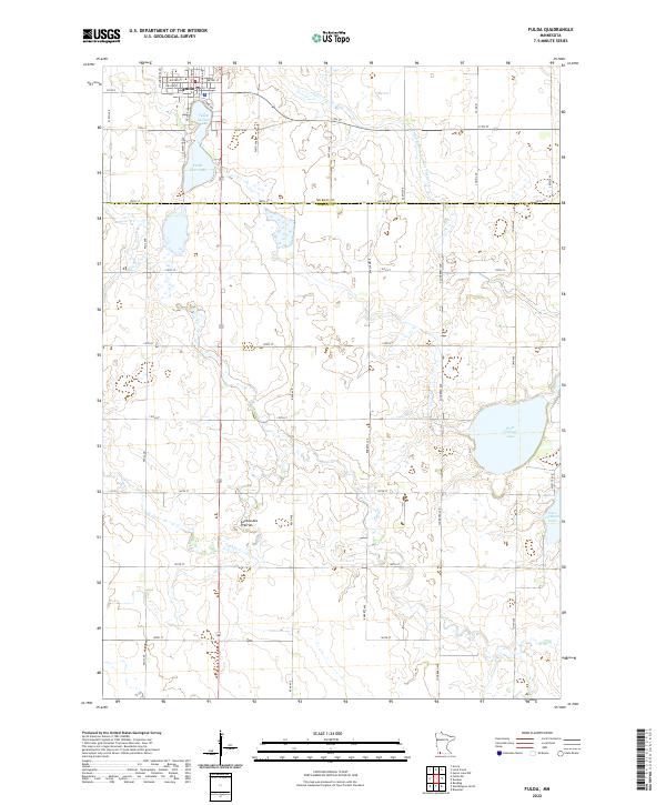Fulda topographic map thumbnail