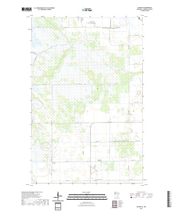 Gatzke SE topographic map thumbnail