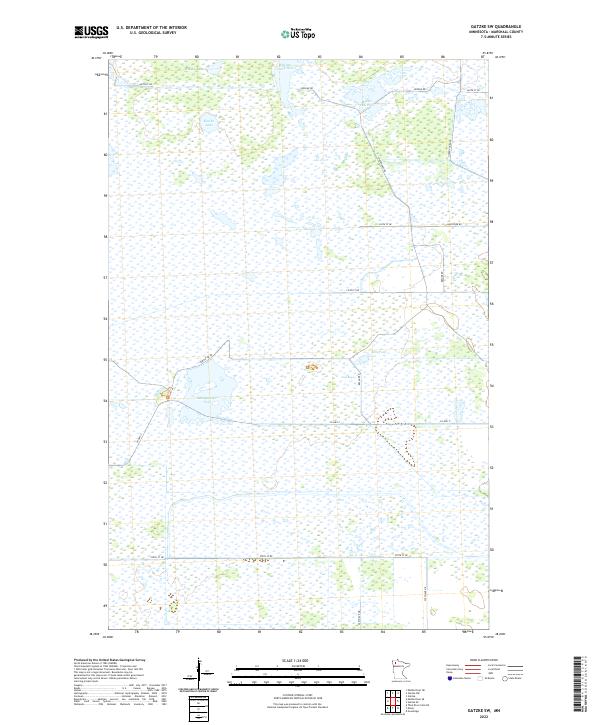Gatzke SW topographic map thumbnail