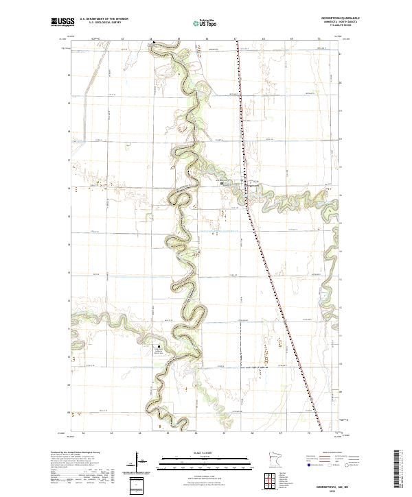 Georgetown topographic map thumbnail