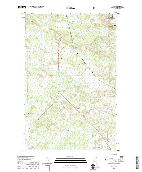 Gheen topographic map thumbnail