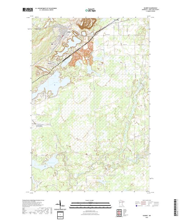 Gilbert topographic map thumbnail