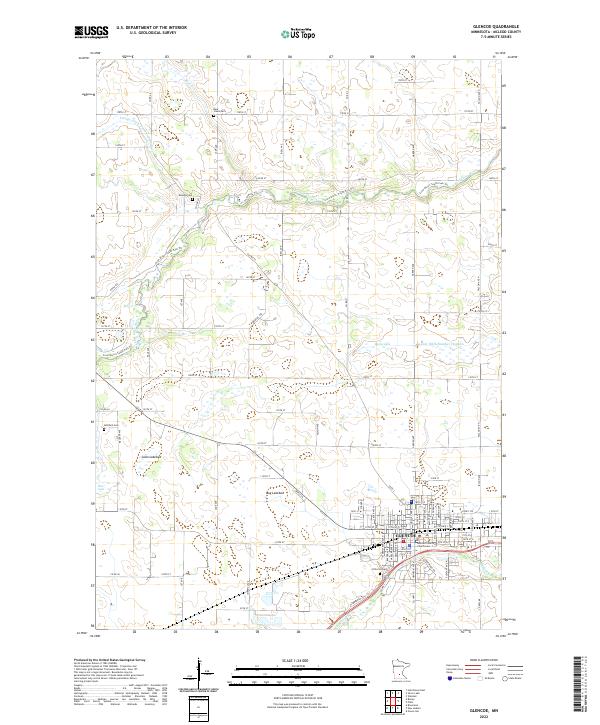 Glencoe topographic map thumbnail