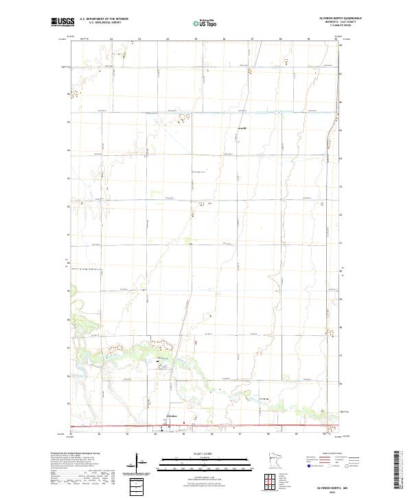 Glyndon North topographic map thumbnail