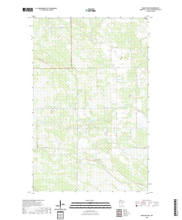 Graceton NW topographic map thumbnail