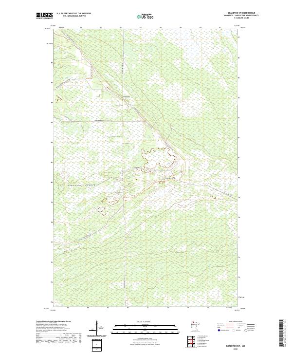 Graceton SW topographic map thumbnail