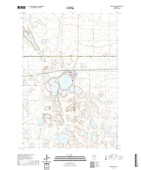 Graceville topographic map thumbnail