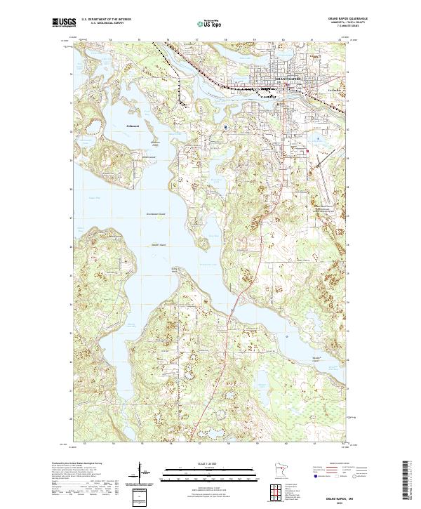 Grand Rapids topographic map thumbnail