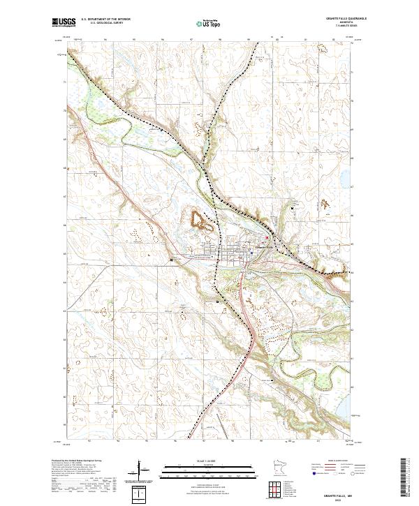 Granite Falls topographic map thumbnail
