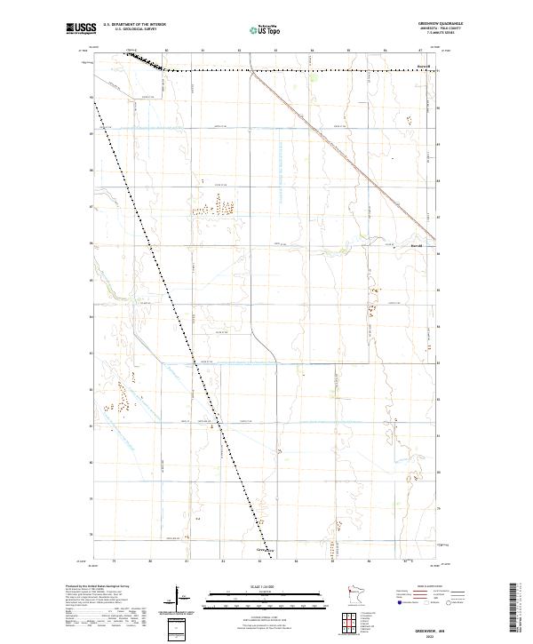 Greenview topographic map thumbnail