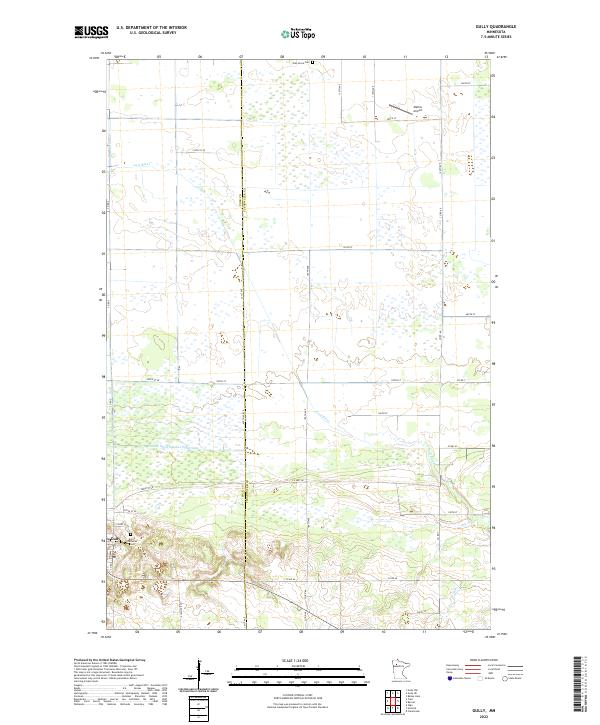 Gully topographic map thumbnail