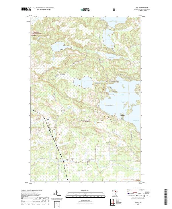 Haley topographic map thumbnail