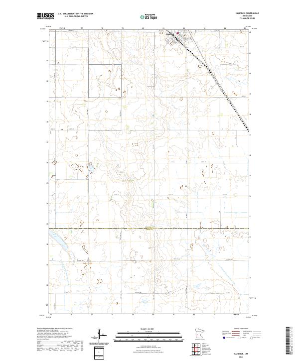 Hancock topographic map thumbnail