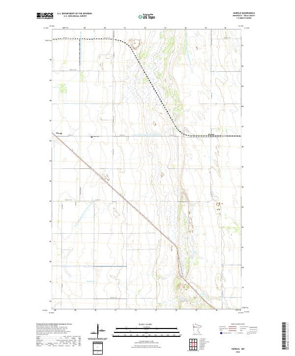 Harold topographic map thumbnail