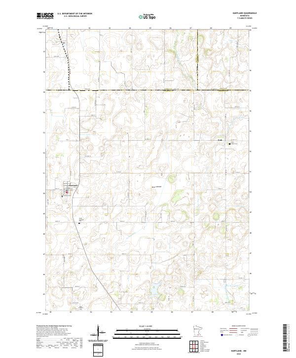 Hartland topographic map thumbnail