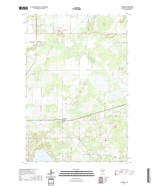 Hassman topographic map thumbnail