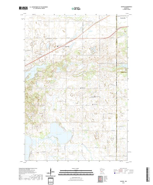 Hawick topographic map thumbnail