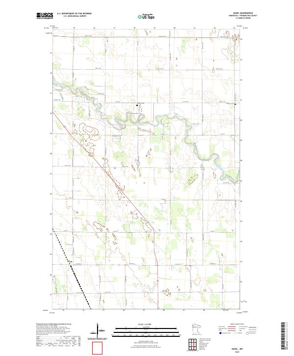 Hazel topographic map thumbnail